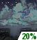 Slight Chance Showers. Chance for Measurable Precipitation 20%